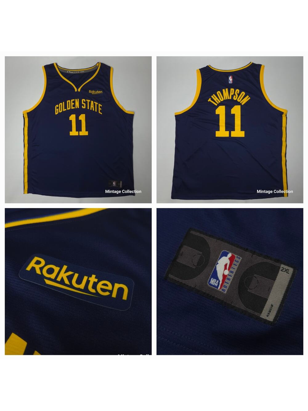 Klay Thompson #11 Golden State Warriors Rakuten Fanatics Fast Break Jersey XXL